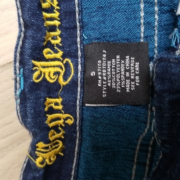 Vega Jean's junior distressed shorts sz 5 - Picture 3 of 6